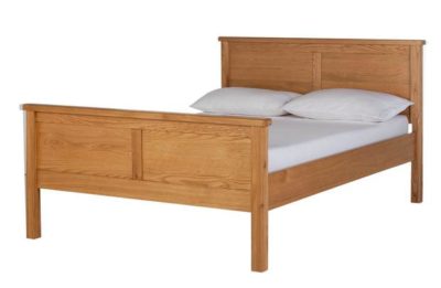 Heart of House Kent Panel Super Kingsize Bed Frame - Oak.